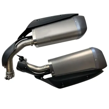 MF3456 Terminale Scarico Completo Originale Yamaha YZF-R1 Big Bang 2009 - 2010