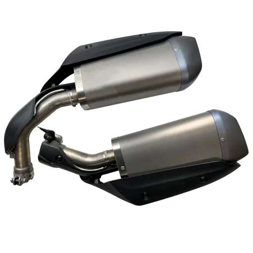 MF3456 Terminale Scarico Completo Originale Yamaha YZF-R1 Big Bang 2009 - 2010