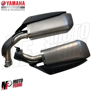 MF3456 Terminale Scarico Completo Originale Yamaha YZF-R1 Big Bang 2009 - 2010