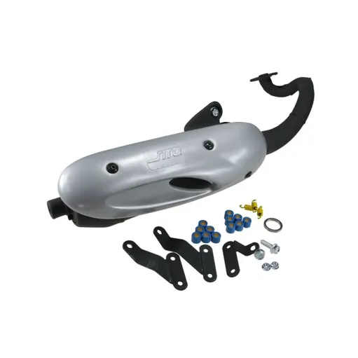 MF3459 Marmitta Scarico Sito Malaguti F15 F12R Yamaha Aerox MBK Nitro 50 LC