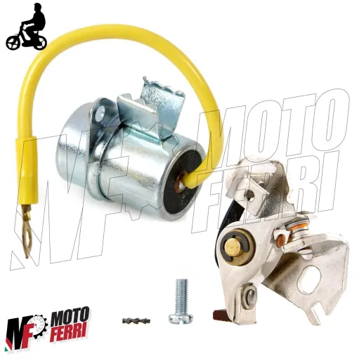CONTATTI PIAGGIO SI CIAO BRAVO BOXER PUNTE PUNTINE PLATINATE E CONDENSATORE