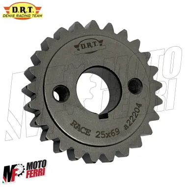 MF1456 Ingranaggio DRT 25 Denti per Campana Denti Dritti 27 / 69 Vespa Ape 50
