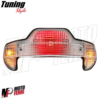 MF2211 Faro Stop Fanale Posteriore con Frecce Bianco MBK Booster 1999 - 2003