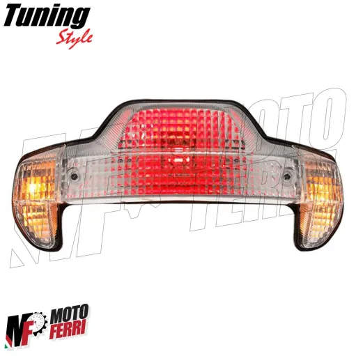 MF2211 Faro Stop Fanale Posteriore con Frecce Bianco MBK Booster 1999 - 2003