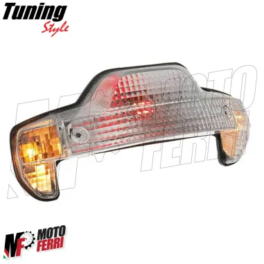 MF2211 Faro Stop Fanale Posteriore con Frecce Bianco MBK Booster 1999 - 2003