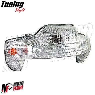 MF2211 Faro Stop Fanale Posteriore con Frecce Bianco MBK Booster 1999 - 2003