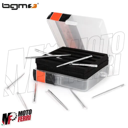 MF1087 Kit 10 Spilli BGM Carburatore PHBL D22 D24 D26 D27 D28 D29 D30 D31 D32