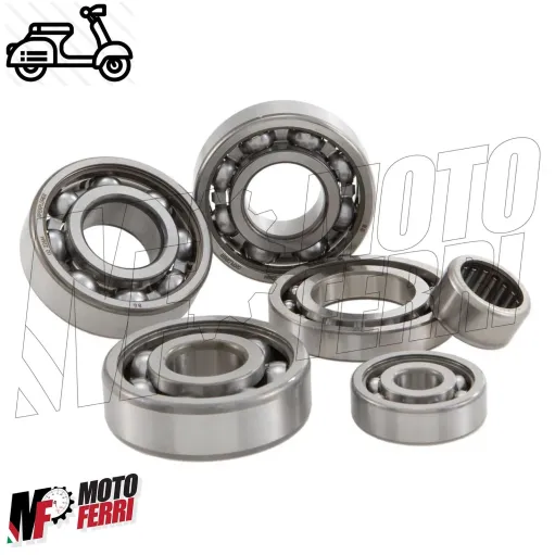 Kit Cuscinetti Albero Motore Ruota per Vespa 50 Special R L N 125 ET3 Primavera
