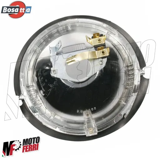 Faro Fanale Gruppo Ottico Anteriore per Vespa 50 PK S XL Rush N con Portalampada