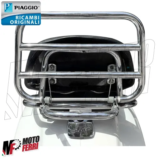 MF3208 Cuscino Portapacchi Posteriore Nero Vespa GTS 125 300 Super HPE - PX PE