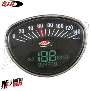 MF0317 Contachilometri Digitale SIP 2.0 Vespa 90 SS 125 GT GTR Primavera Rally