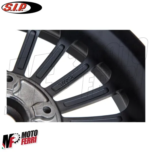 MF3478 Cerchio SIP Nero Anteriore Posteriore Vespa GTS 125 300 Super Sport HPE
