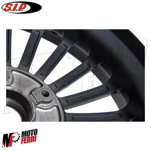 MF3478 Cerchio SIP Nero Anteriore Posteriore Vespa GTS 125 300 Super Sport HPE