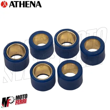 MF3485 Kit 6 Rulli Massette Athena Variatore 16x13 Grammi 5 per Scooter 50CC