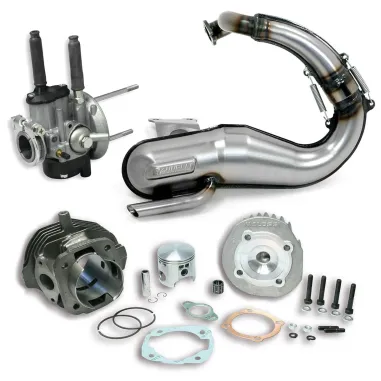 Kit Mod Motore Ape 50 Cilindro 115CC Carburatore 19 Malossi Marmitta Giannelli