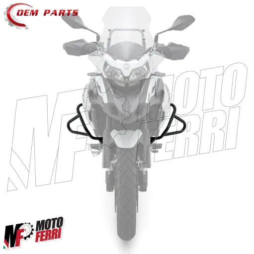 MF3507 Protezione Telaietti Paramotore Nero per Benelli TRK 502 X 2018 - 2024