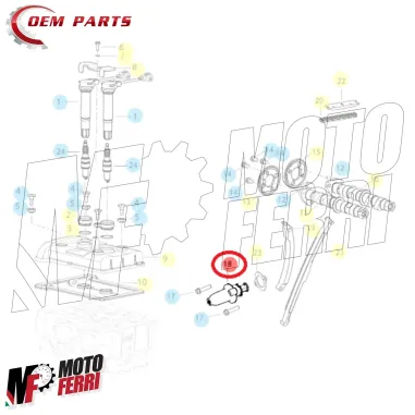 MF3510 Tendicatena di Distribuzione per Benelli BN 302 / S dal 2016 al 2024