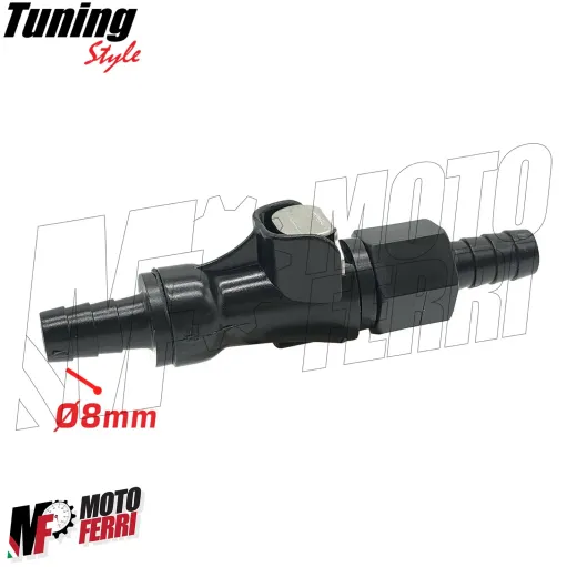 MF3514 Connettore Raccordo Sgancio Rapido Tubo Benzina 8 mm Moto Scooter Univers