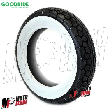 COPERTONE GOMMA FASCIA BIANCA 3.50.10 PER VESPA 125 150 200 PX PE ARCOBALENO