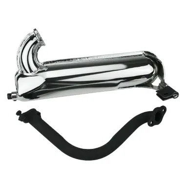 Marmitta Siluro Cromata Sito + Collettore Corsa Lunga Vespa 125 ET3 Primavera