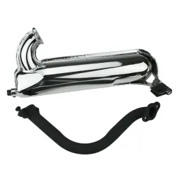 Marmitta Sito Siluro Cromata Vespa 50 Special R L 125 ET3 Cilindro 130 Corsa 51