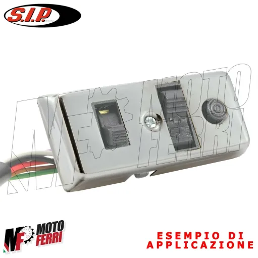 MF0725 - Coperchio Commutatore SIP Devio Luci Acciaio Lucidato Vespa Special 50