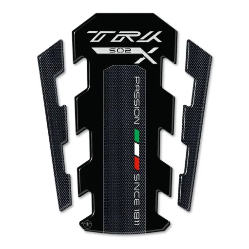 MF3526 - Adesivo protezione paraserbatoio Nero per Benelli TRK 502 X 2017 - 2024