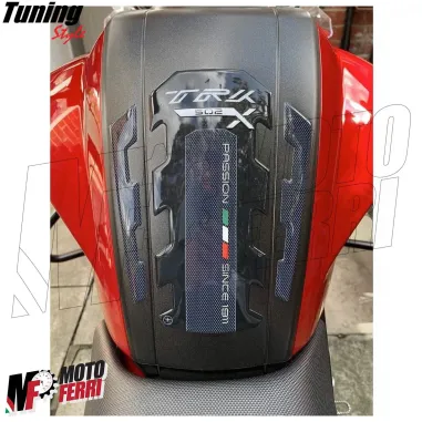 MF3526 - Adesivo protezione paraserbatoio Nero per Benelli TRK 502 X 2017 - 2024