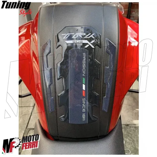 MF3526 - Adesivo protezione paraserbatoio Nero per Benelli TRK 502 X 2017 - 2024