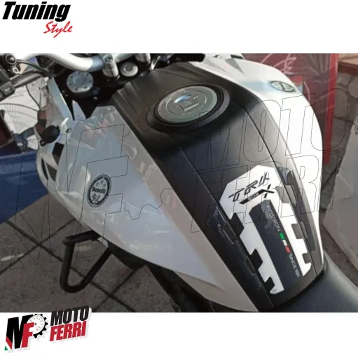 MF3527 - Adesivo protezione paraserbatoio Bianco per Benelli TRK 502 X 2017/2024