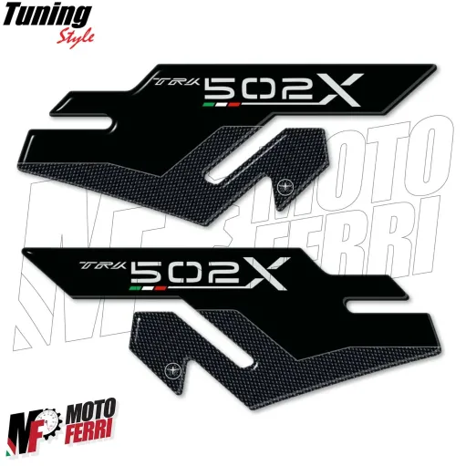 MF3528 - Protezione Laterale Serbatoio Nero per Benelli TRK 502 X 2017 - 2024