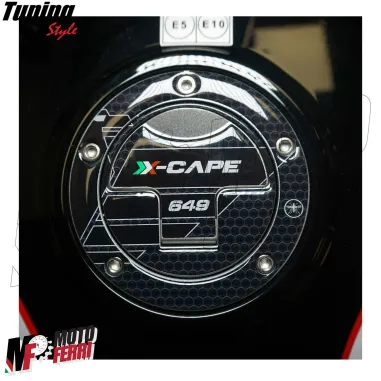 MF3530 - Protezione Tappo Serbatoio Benzina Nero Moto Morini X-Cape 650 dal 2021