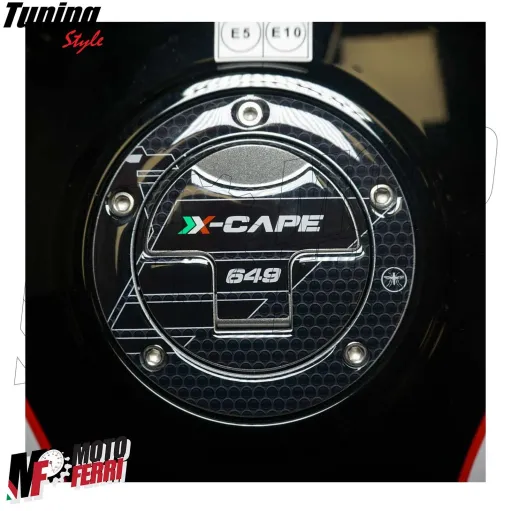 MF3530 - Protezione Tappo Serbatoio Benzina Nero Moto Morini X-Cape 650 dal 2021