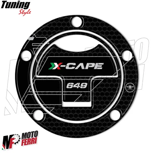 MF3530 - Protezione Tappo Serbatoio Benzina Nero Moto Morini X-Cape 650 dal 2021