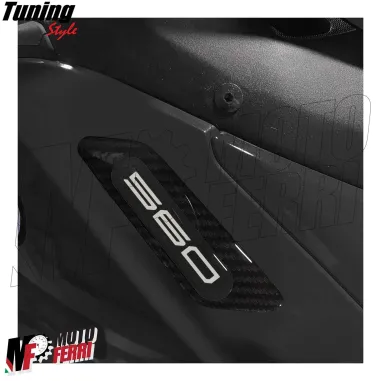 MF3533 Adesivi Tappo Carena Anteriore Specchietti Yamaha 560 TMax da 2022 a 2024