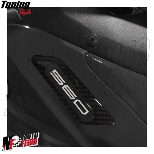 MF3533 Adesivi Tappo Carena Anteriore Specchietti Yamaha 560 TMax da 2022 a 2024