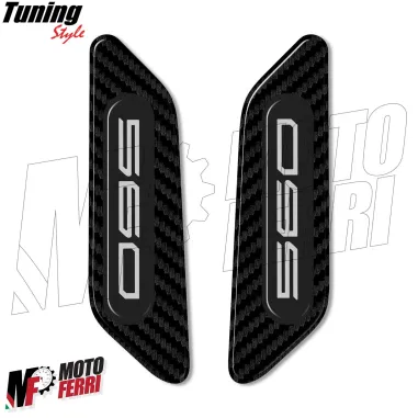 MF3533 Adesivi Tappo Carena Anteriore Specchietti Yamaha 560 TMax da 2022 a 2024