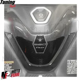 MF3534 - Adesivo Cover Carbonio per Tunnel Accensione Yamaha TMax 560 2022/2024 2