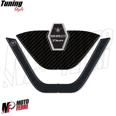 MF3534 - Adesivo Cover Carbonio per Tunnel Accensione Yamaha TMax 560 2022/2024