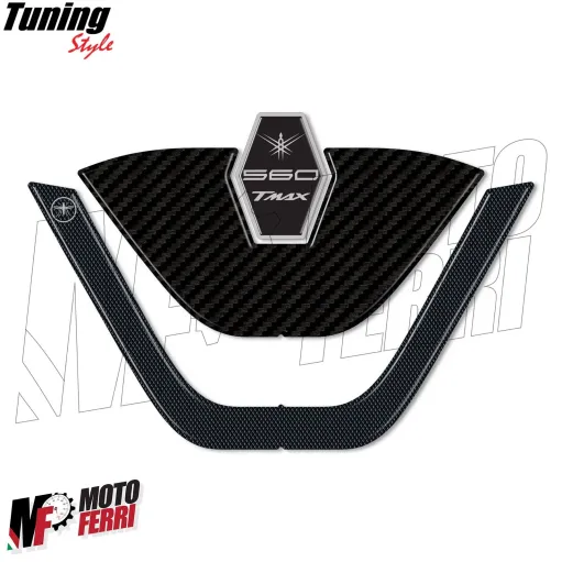 MF3534 - Adesivo Cover Carbonio per Tunnel Accensione Yamaha TMax 560 2022/2024