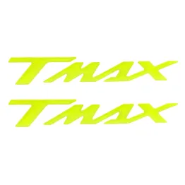 MF8840 Adesivi Giallo Fluo 3D Carena Posteriore Yamaha TMax 500 530 560