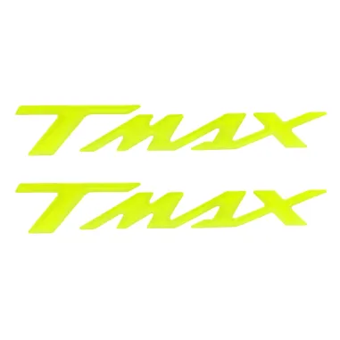 MF8840 Adesivi Giallo Fluo 3D Carena Posteriore Yamaha TMax 500 530 560