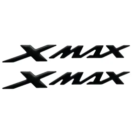 MF3542 - Kit 2 Adesivi Nero resina 3D Carena posteriore Yamaha XMax 125 300 400