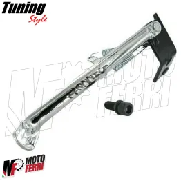 MF2192 - Cavalletto Laterale Buzzetti Cromato MBK Booster Spirit R BWS Original 2