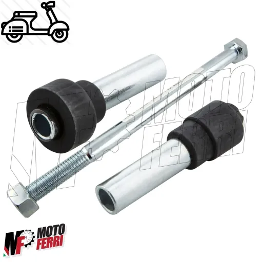 Kit Revisione Silent Block Supporto Motore Perno Dado per Vespa PX PE 125 150