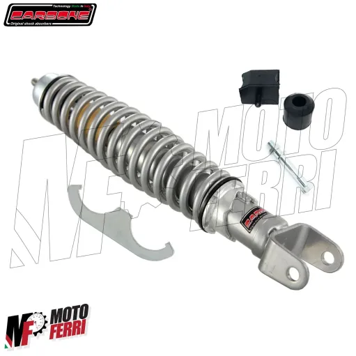 AMMORTIZZATORE POSTERIORE CARBONE REGOLABILE GRIGIO VESPA 125 150 200 PX T5 ET3