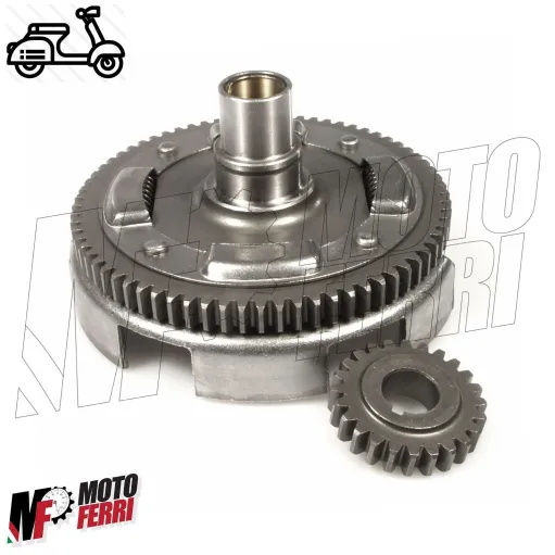 Campana Frizione 24 72 + 4 Dischi 1 Molla Vespa 50 Special 125 ET3 Modifica 130