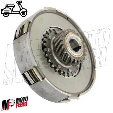 MF3557 Frizione Completa 3 Dischi 6 Molle Z 21 Denti Vespa PX 125 150 177
