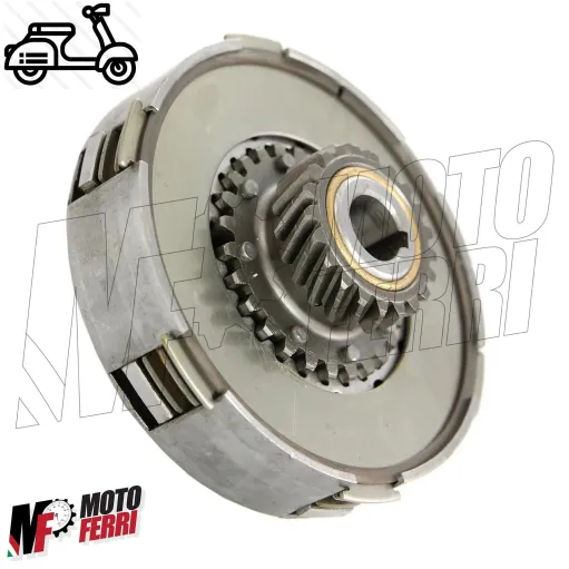 MF3557 Frizione Completa 3 Dischi 6 Molle Z 21 Denti Vespa PX 125 150 177