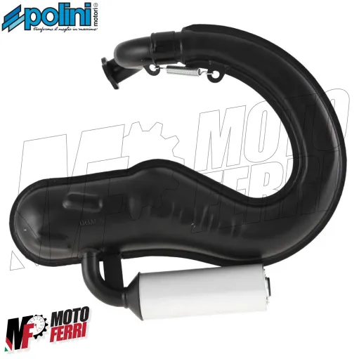 MF1012 Scarico Marmitta Polini Vespa 50 PK S XL HP Silenziatore in Alluminio